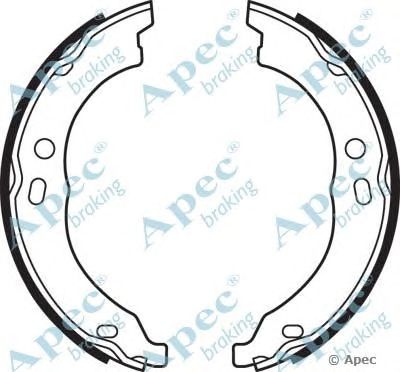 APEC BRAKING shu721 -  Комплект тормозных колодок